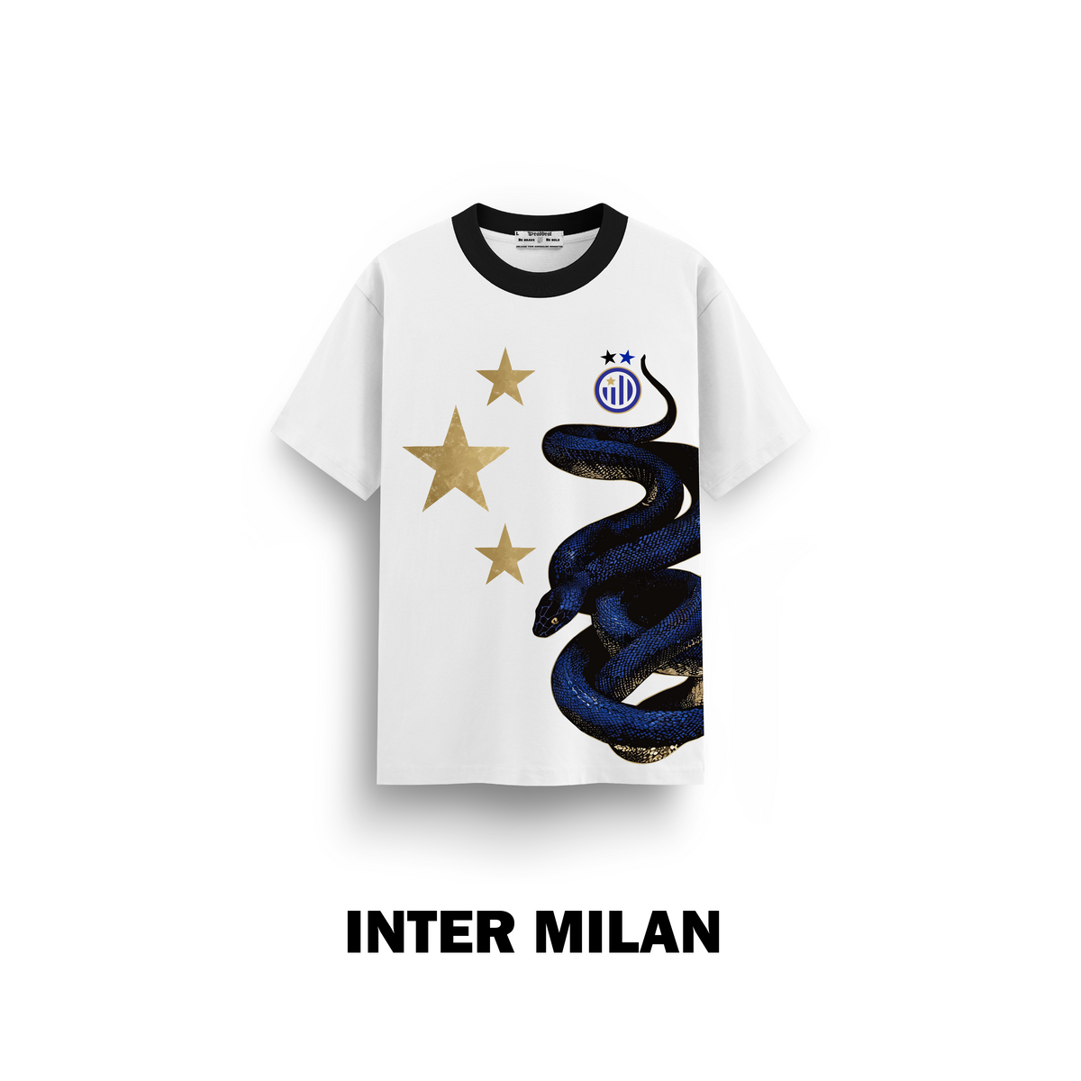 T-Shirt Officiel Inter Milano – Logo Nouveau I M – 100 % Coton Bio – Taille Mixte – Supporter Nerazzurri