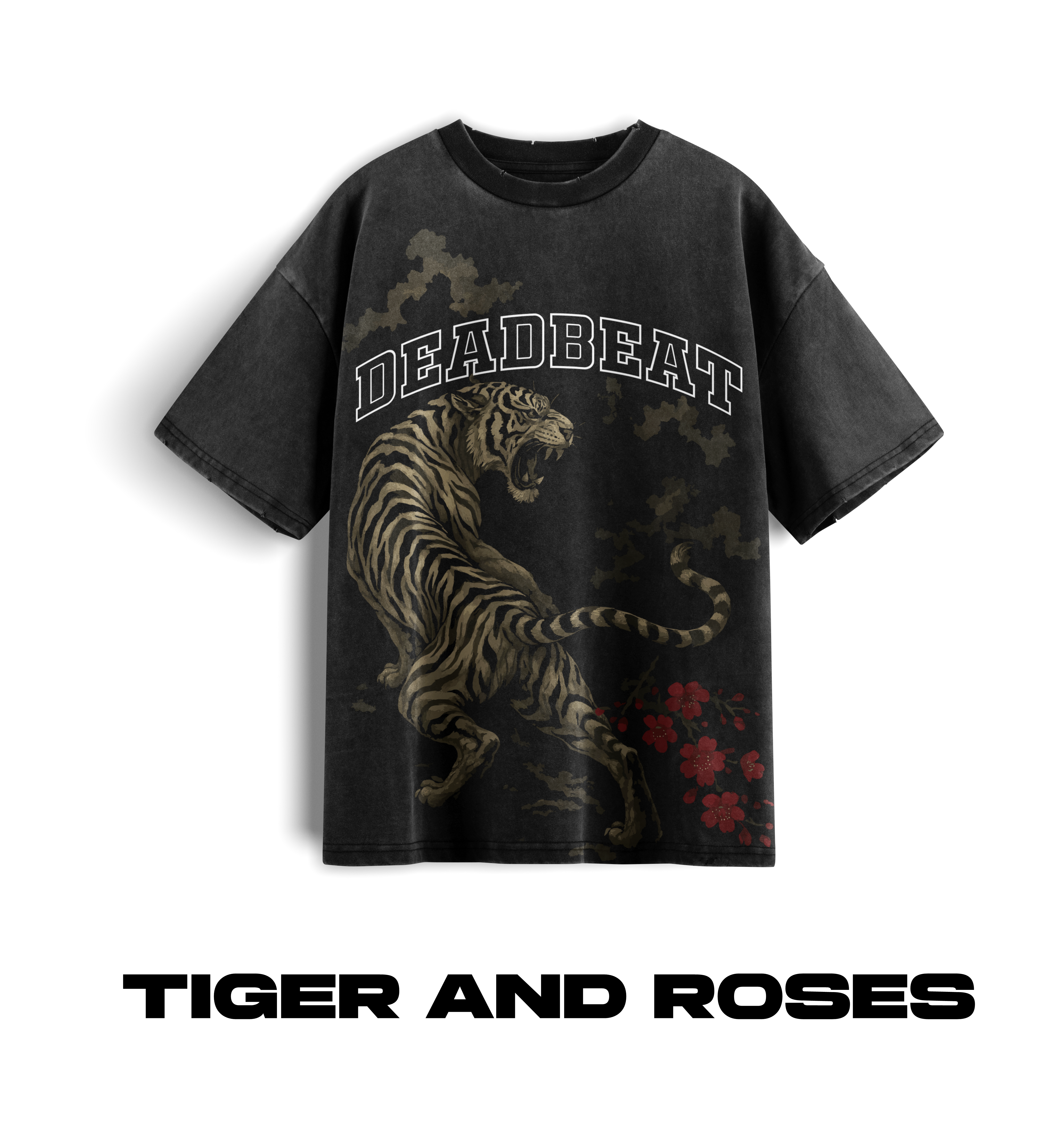 TIGER AND ROSES