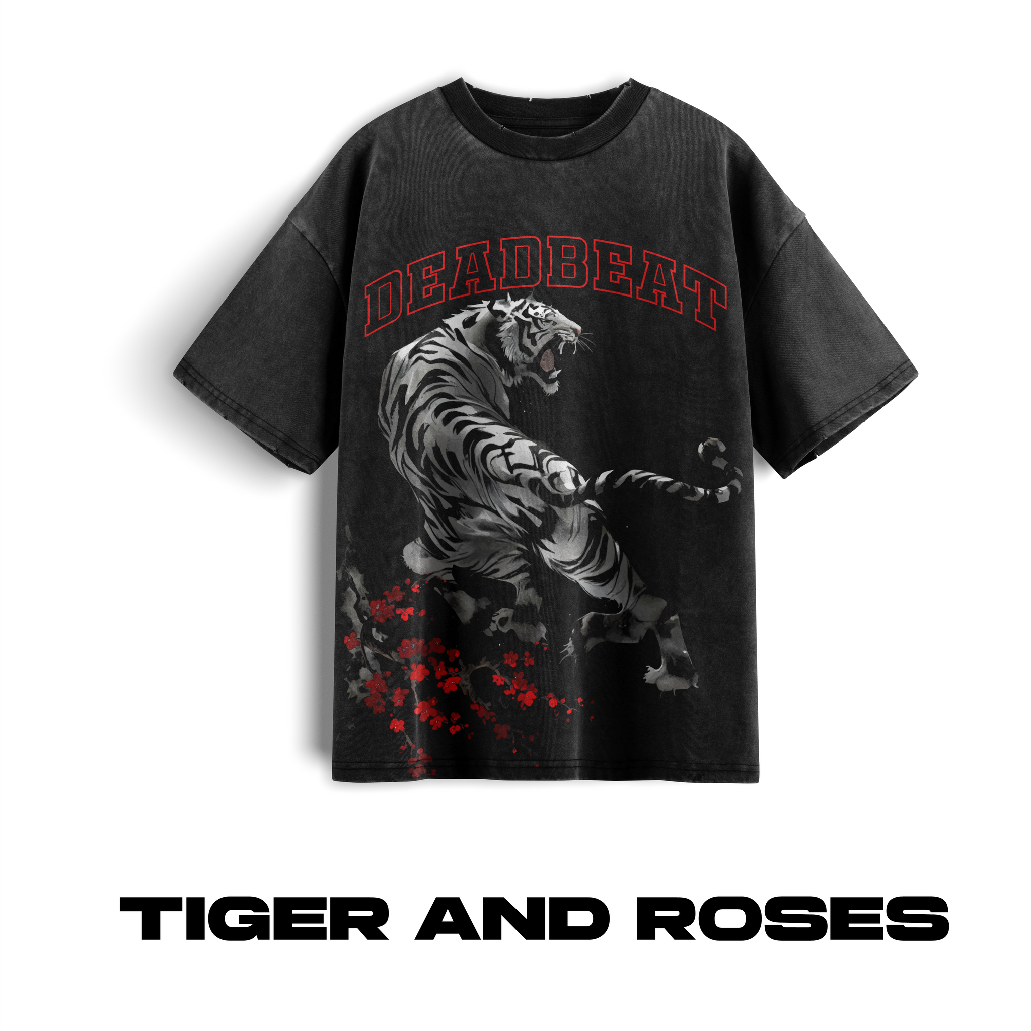 TIGER AND ROSES