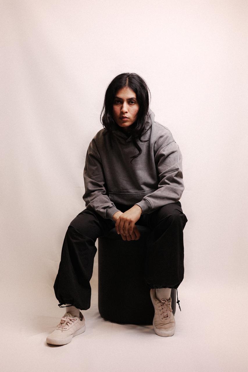 DB WAFFLE  GREY HODDIE BASIC