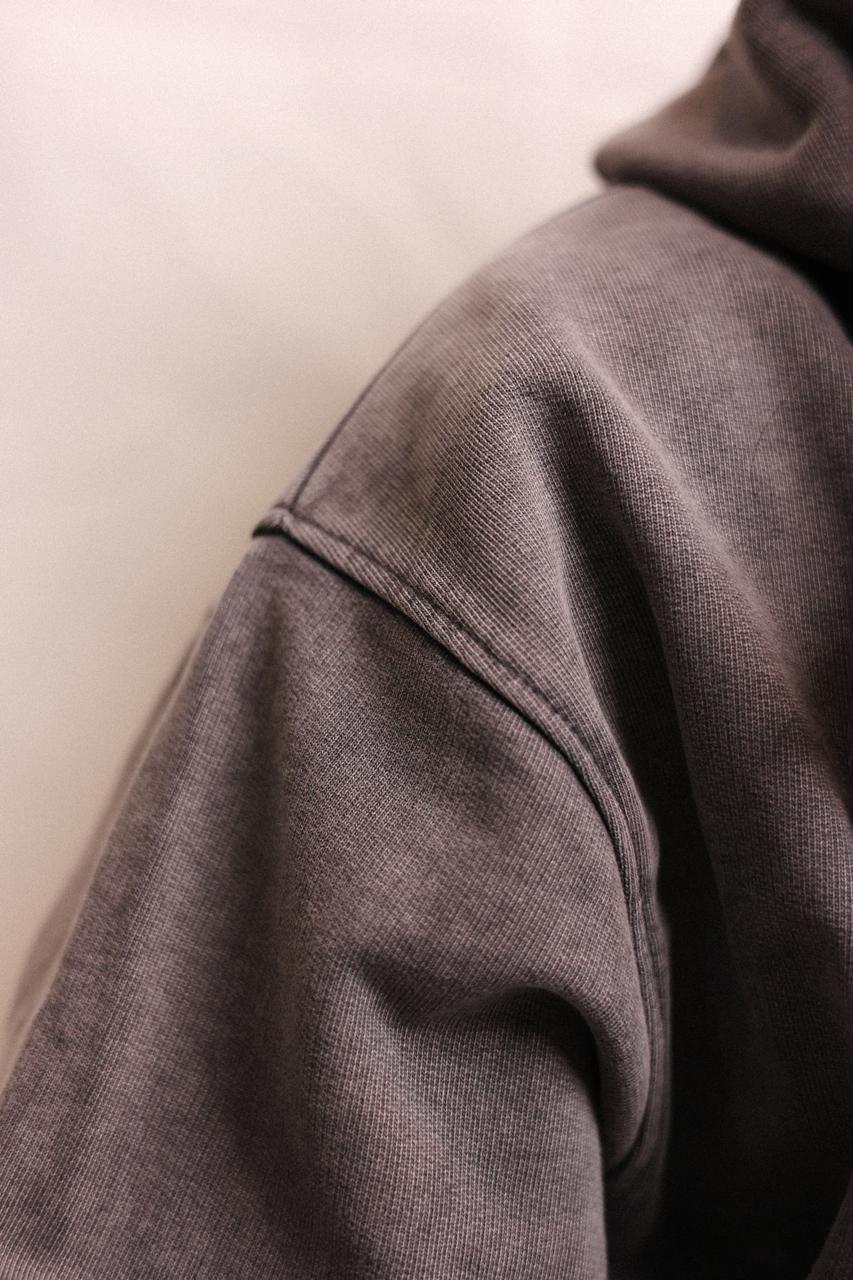 DB WAFFLE  GREY HODDIE BASIC